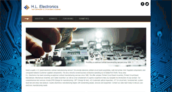 Desktop Screenshot of hlelectronics.com